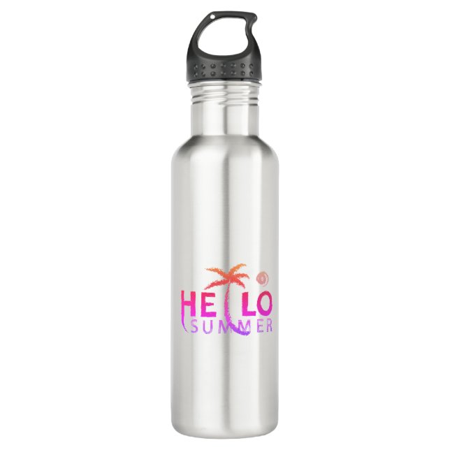 Hello Summer 710 Ml Water Bottle (Front)