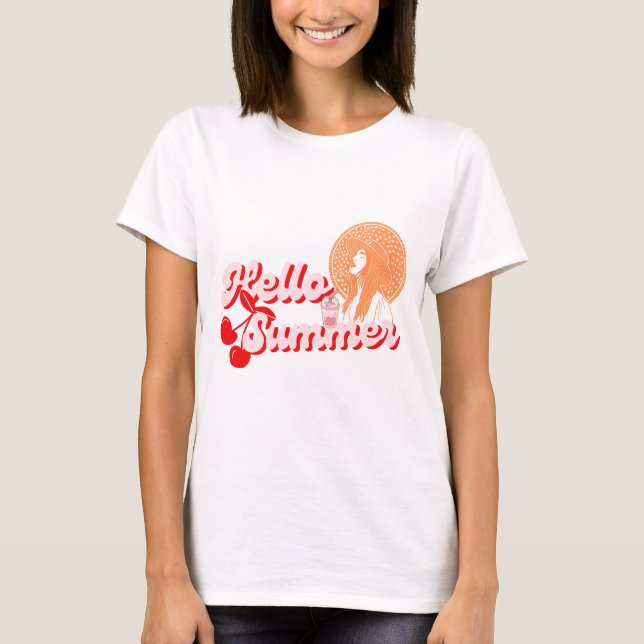 Hello Summer: A Splash of Sunshine T-Shirt (Front)