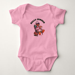 Hello summer baby bodysuit