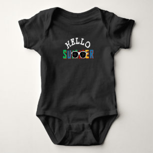  Hello Summer  Baby Bodysuit