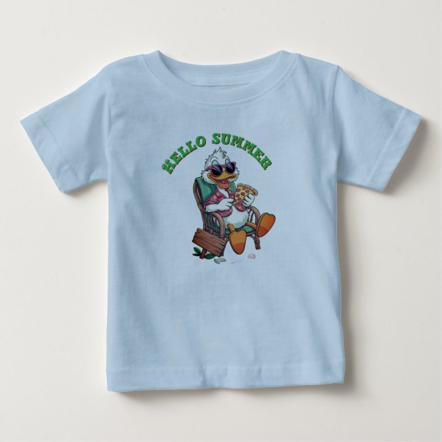 Hello summer  baby T-Shirt (Front)
