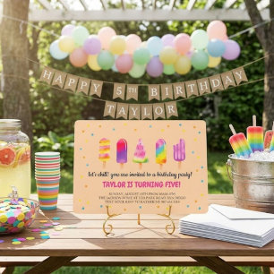 Hello Summer Birthday Party Invitation
