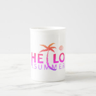 Hello Summer Bone China Mug