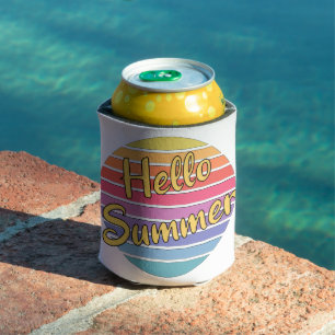 Hello Summer Can Cooler