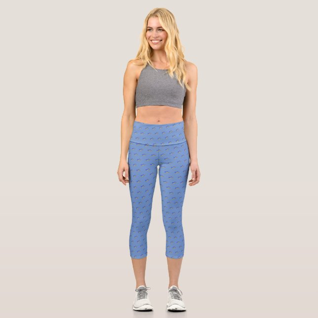 Hello Summer Capri Leggings (Front)