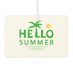 Hello Summer Car Air Freshener