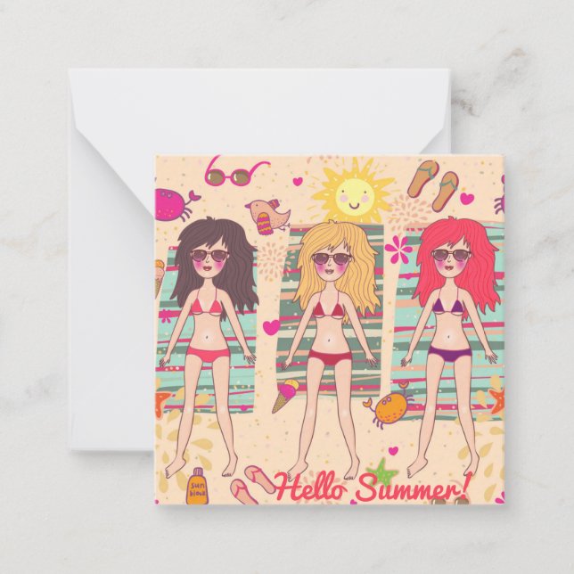 Hello Summer Card (Front)