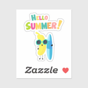 Hello Summer! Cool Banana Funny Vacation