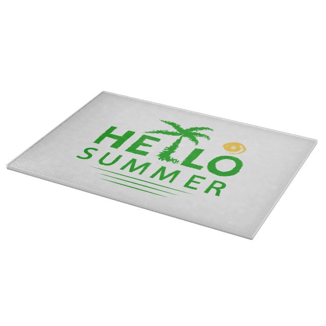 Hello Summer Cutting Board (Corner)