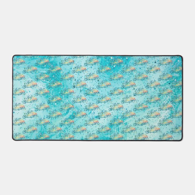 Hello Summer Desk Mat (Front)