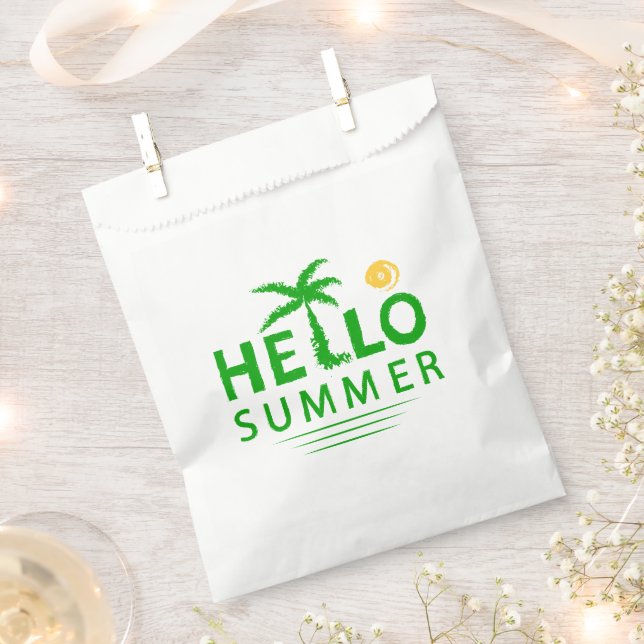 Hello Summer Favour Bag (Clipped)