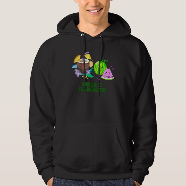 Hello Summer Gnome Hoodie (Front)