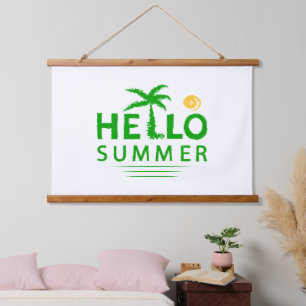 Hello Summer Hanging Tapestry