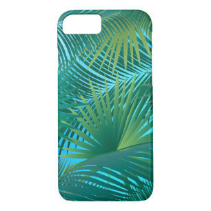 Hello Summer! Happy Day Travel Tropical palm tree iPhone 8/7 Case