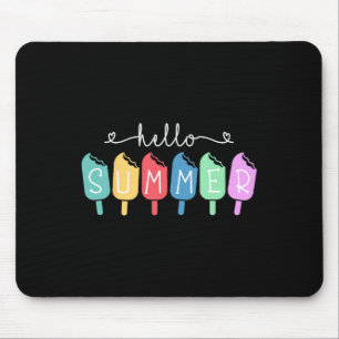 Hello Summer Happy Last Day School Teacher Student Mouse Pad