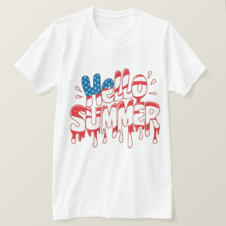 Hello Summer Happy Last Day  T-Shirt