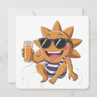 Hello summer holiday invitation