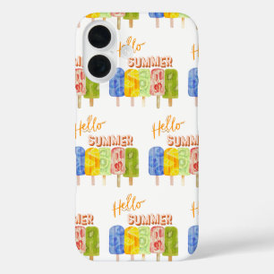 hello summer ice cream iPhone 16 case