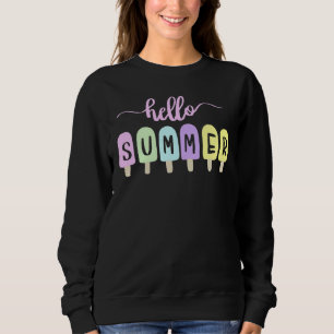Hello Summer Ice Cream Sweatshirt