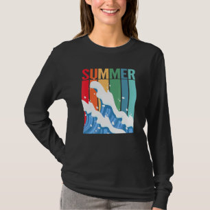 Hello Summer Ice Cream Vacation Popsicle Ice Lolly T-Shirt