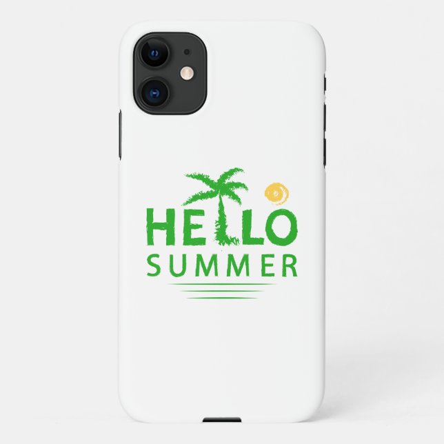 Hello Summer iPhone Case (Back)