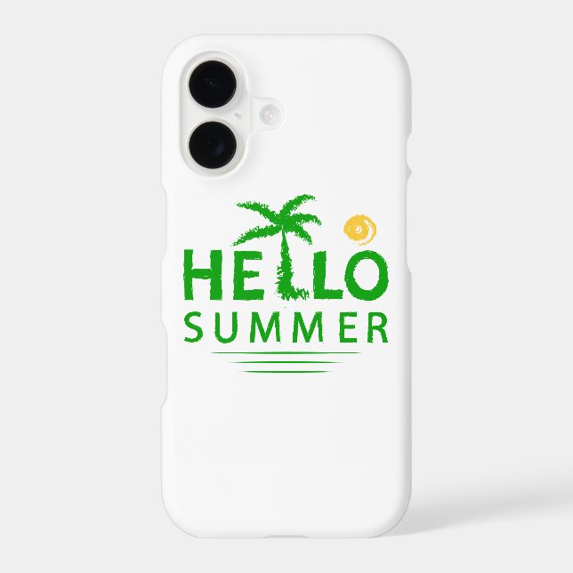Hello Summer iPhone Case (Back)