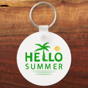 Hello Summer is a design that warmly welcomes the Key Ring