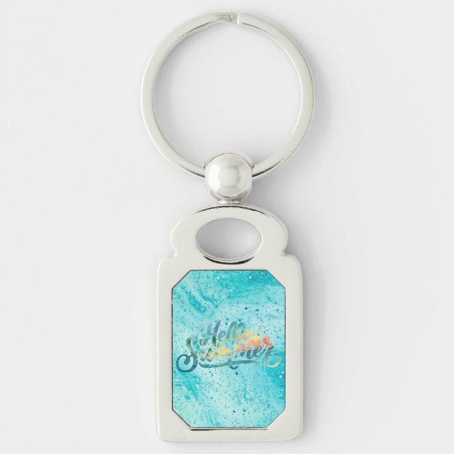 Hello Summer Key Ring (Front)