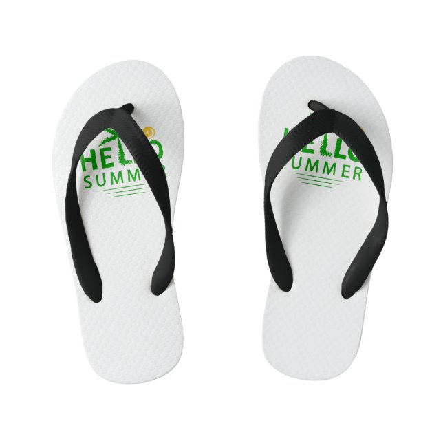 Hello Summer Kid's Thongs (Footbed)