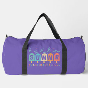 Hello Summer Last Day School Duffle Bag