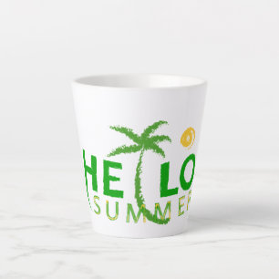 Hello Summer Latte Mug