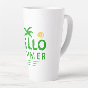 Hello Summer Latte Mug