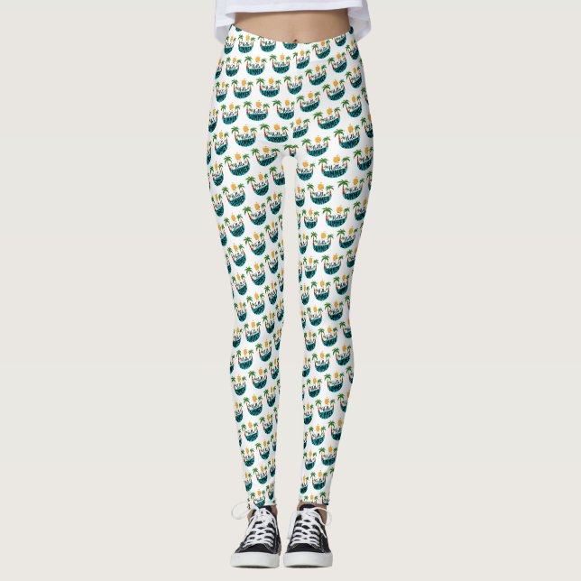 Hello Summer Leggings (Front)