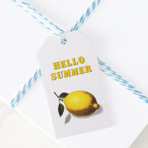 Hello Summer Lemon Favor