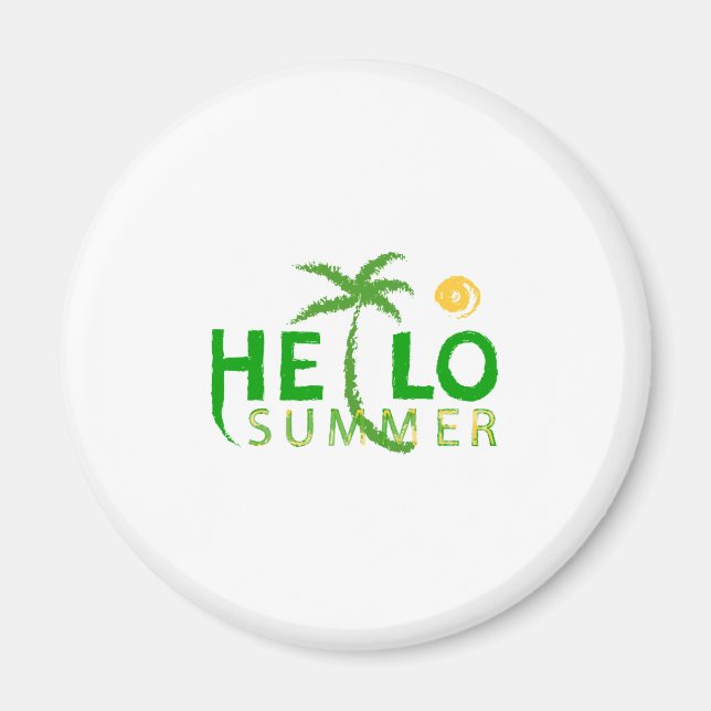 Hello Summer Magnet (Front)