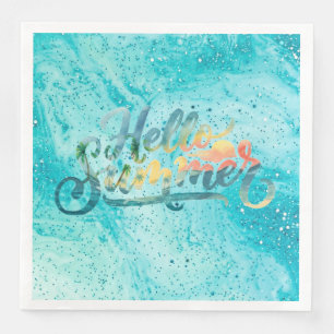 Hello Summer Napkin