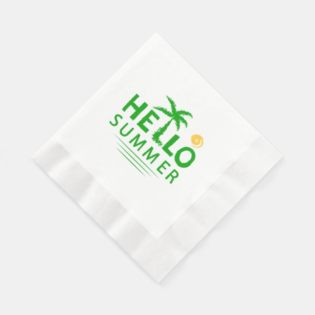Hello Summer Napkin (Corner)