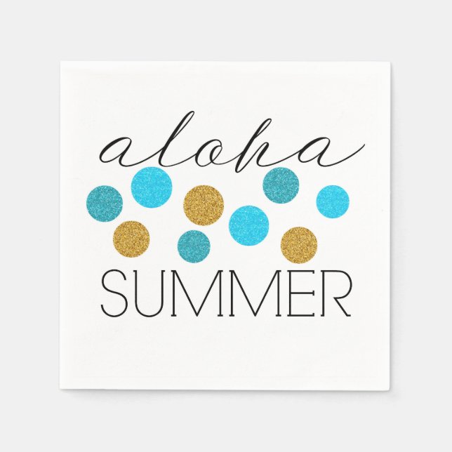 Hello Summer Napkin (Front)