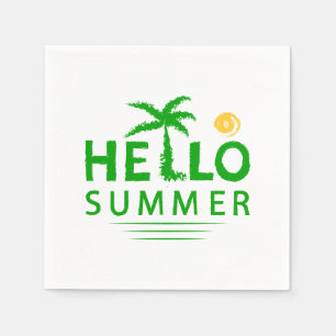 Hello Summer Napkin