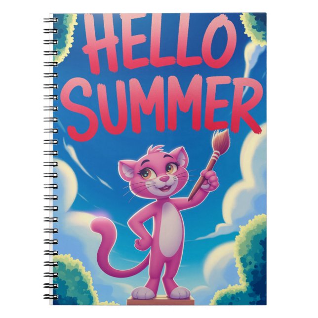 Hello summer  notebook (Front)