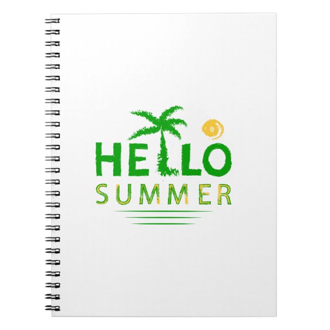Hello Summer Notebook (Front)