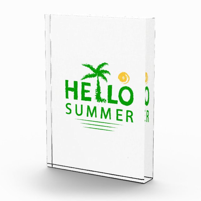 Hello Summer Photo Block (Right)