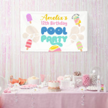 Hello Summer! Pool Party Invitation