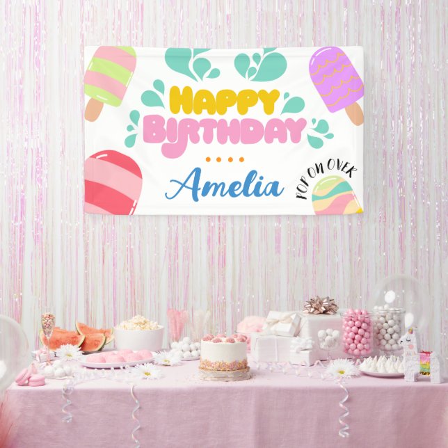 Hello Summer! Pool Party Invitation Banner (Party)