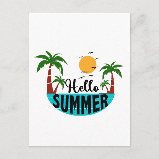 Hello Summer Postcard (Front)