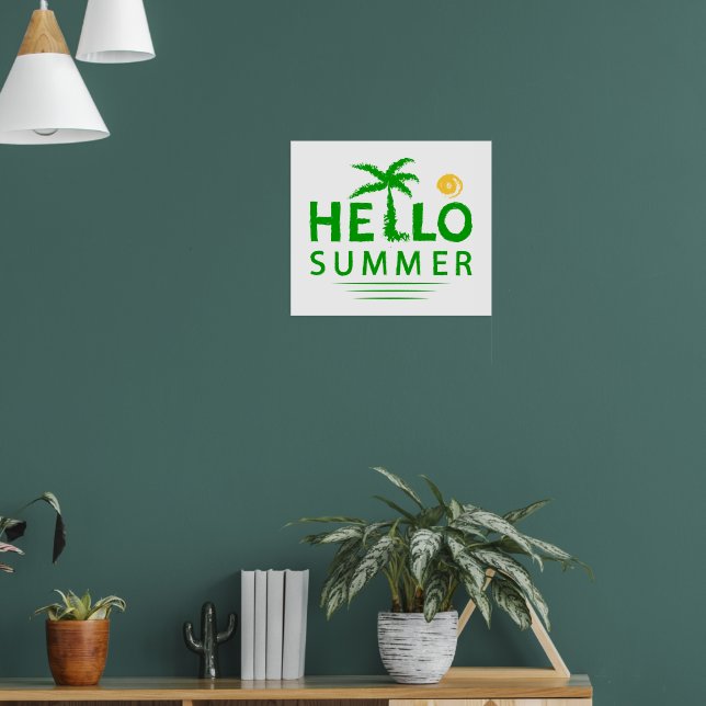 Hello Summer Poster (Living Room 1)