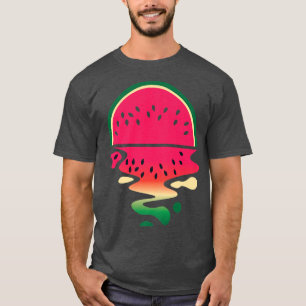 Hello Summer Red Watermelon Tropical Fruit Vegetar T-Shirt