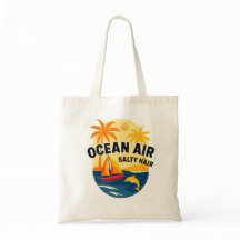 Hello summer- Retro Tropical Vibes Tote bag