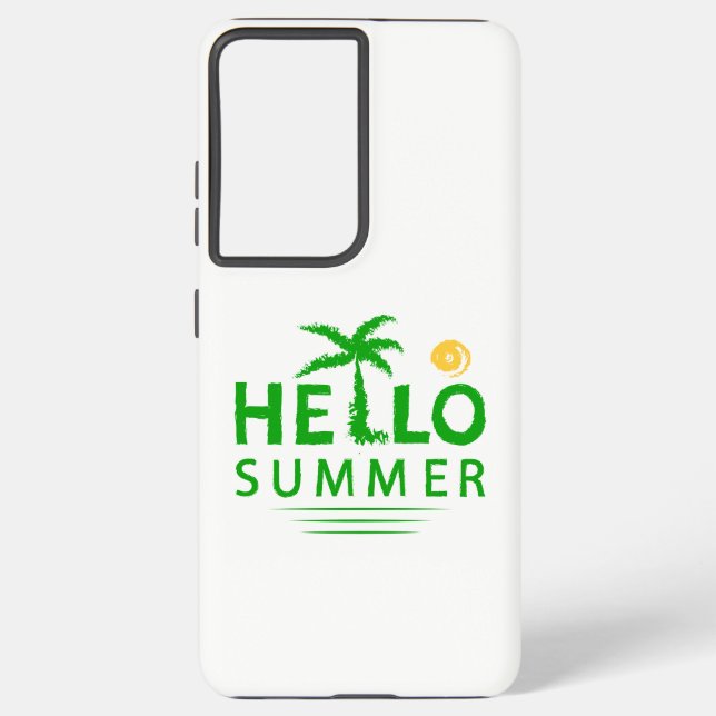 Hello Summer Samsung Galaxy S21 Ultra Case (Back)