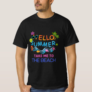 Hello Summer Sea Beach Party T-Shirt